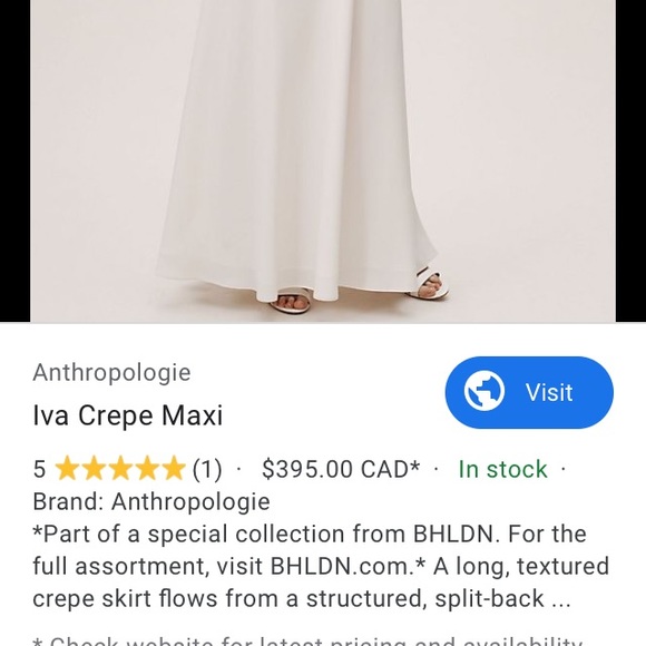 Jill JillStuart Iva Crepe Maxi - Picture 8 of 8